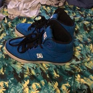 Blue DC High Top Sneakers